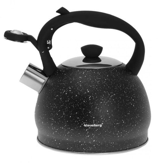 Klausberg KB-7320 fluitketel - 2L - rvs - alle warmtebronnen