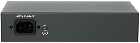 PoE Netwerk switch 8 poorts 10/100/1000Mbps - 2x Uplink - 120 watt
