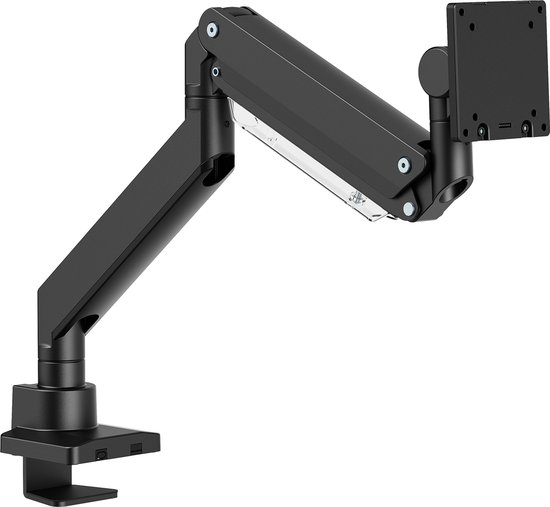 Maclean MC-968 - Monitorbeugel - Monitorhouder - Dubbele arm - Met gasveer - 17-57 inch - Tot 27kg - Zwart