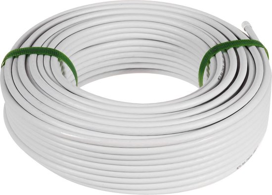 Antennekabel coaxkabel RG6 Pure Copper 50m Maclean MCTV-471 SAT