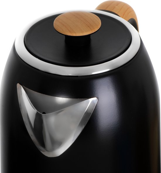 Camry CR 1342 - Stalen waterkoker - 1.7 liter - Strix - zwart