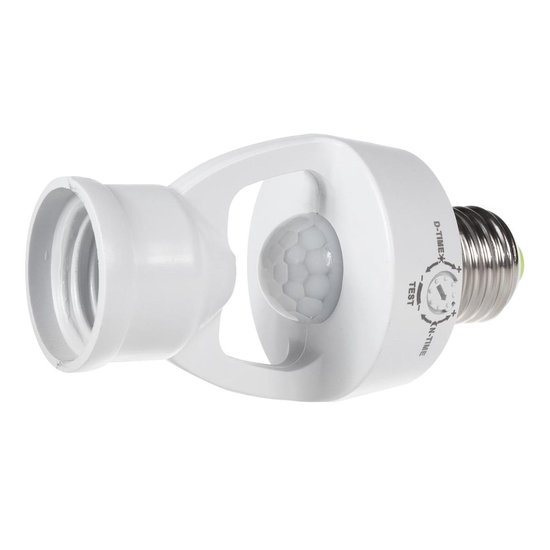 Lamphouder - E27 - Met Bewegingssensor en Schemeringssensor - 360° Detectiebereik