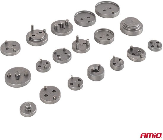 AMiO Remzuiger Terugstel Set 22 Delig - Brake Piston Compression en Wind Back Tool Kit