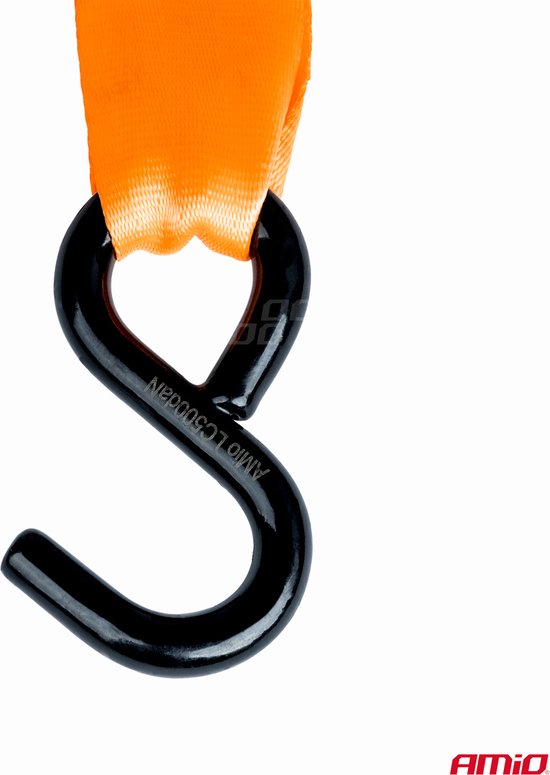 AMiO Vervoer Transport Volledige Set Haken en Klem voor Oranje [Spanbanden - Ratel - Spinnen]