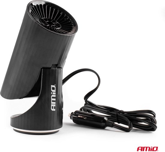 Autokachel Raamontdooier - Voorruitverwarming - Verwarming ventilator - 12 volt / 150W - Zwart