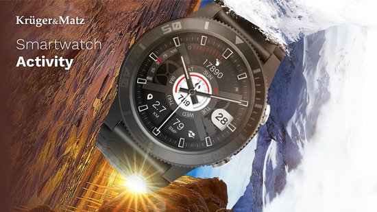 Krüger&Matz Activity - Smartwatch - GPS - 1,32 inch IPS Display - IP68