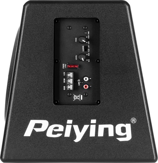 Peiying PY250QA - Autosubwoofer - 10 inch - 200 W - Actieve Subwoofer