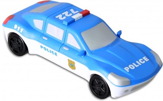 Popular Playthings Mix or Match Vehicles Police, Voertuigenset, 3 jaar, Zwart, Blauw, Wit