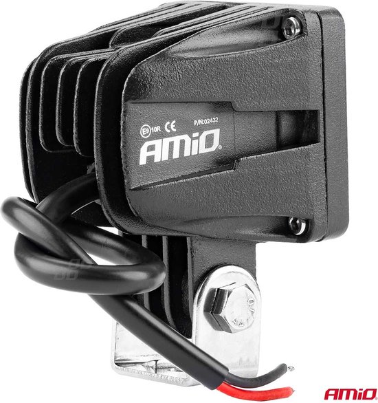 AMiO Krachtige Werklamp AWL18 1LED HP SPOT 9-36V Verstraler Spot Robuust Offroad