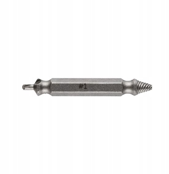 GRAPHITE schroefuitdraaiset - schroefverwijderaar - M5 tot M14 - 1/4" HEX aansluiting - 4 stuks