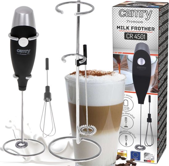 Camry CR 4501 melkopschuimer met roerwerk en standaard