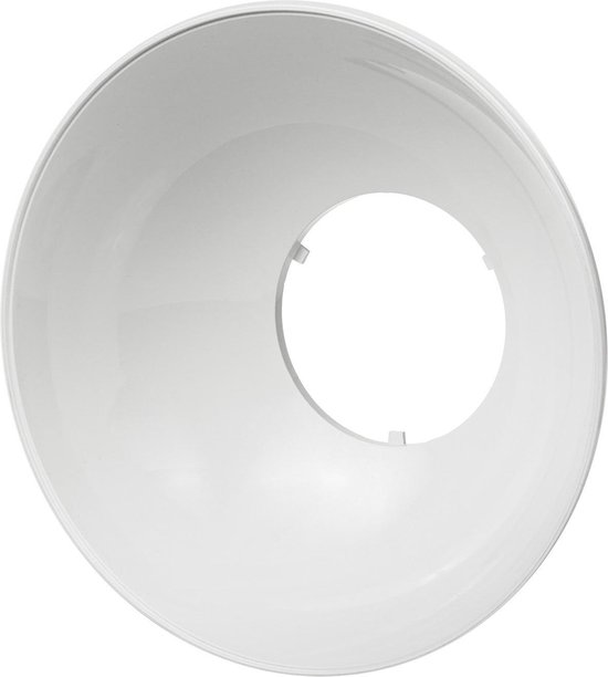 Kap/reflector Maclean Energy MCE415 voor 30W LED-spaarlampen - MCE261 CW, materiaal: PC