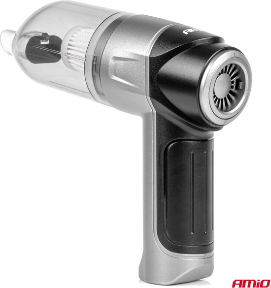 AMiO Auto Stofzuiger Draadloos - Autostofzuiger - Handstofzuiger - 40W - Grijs