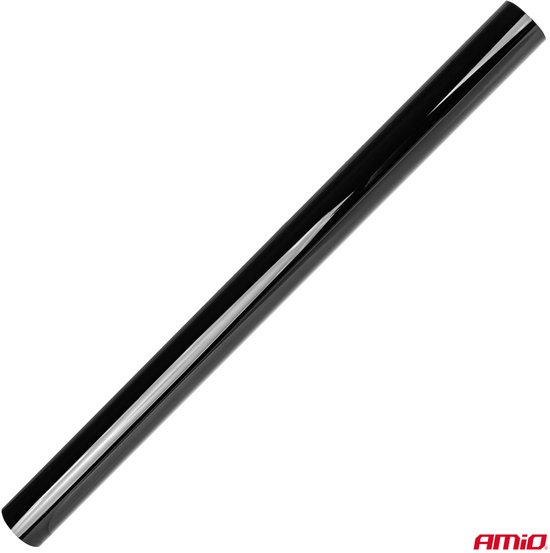AMiO Autoraam Folie Tint Vinyl Zwart 75x300cm (1%) - Zwarte Ramenfolie voor Zonwering en Privacy met Tool