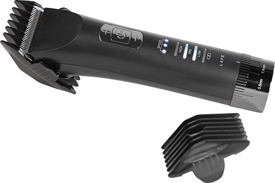 MasterTrim Haar- en Baardtrimmer - Tondeuse Mannen Pro - Trimmer voor Hoofd & Baard - 2 Opzetstukken 4 Standen - Zwart