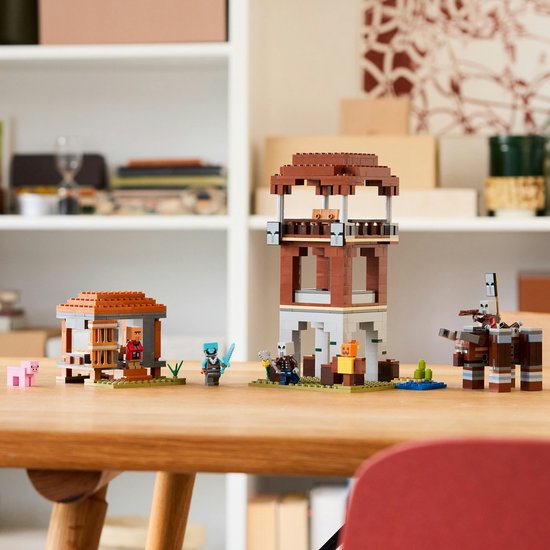 LEGO Minecraft De Plunderaar Buitenpost en Verwoester Bouwpakket - 21278