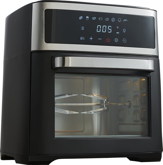 Adler AD 6309 Airfryer Oven - 13L XXL - 2500W - 8-in-1 Functies - Digitaal Touch Display - Inclusief Rotisserie en Accessoires - Zwart