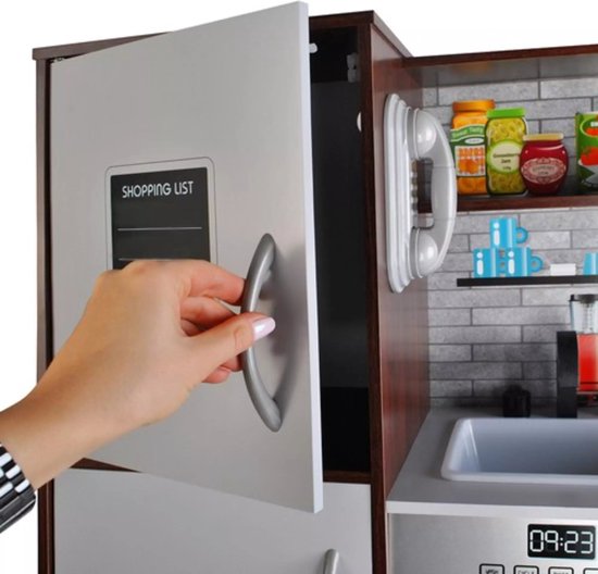 Kruzzel Houten Speelkeuken XL - Stimuleer Creativiteit met Geluid en Licht