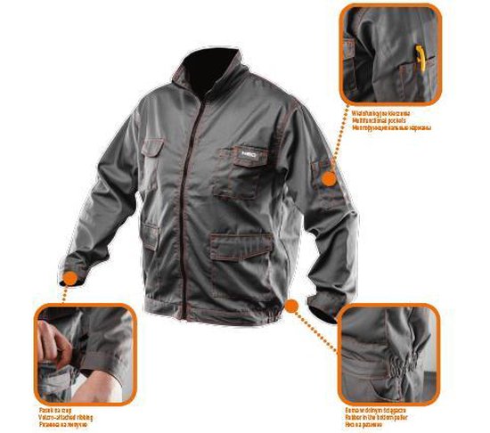 Neo Tools Werkjas Basic M/50 65% Polyester 35% Katoen 245 Gr/m2 CE-EN340