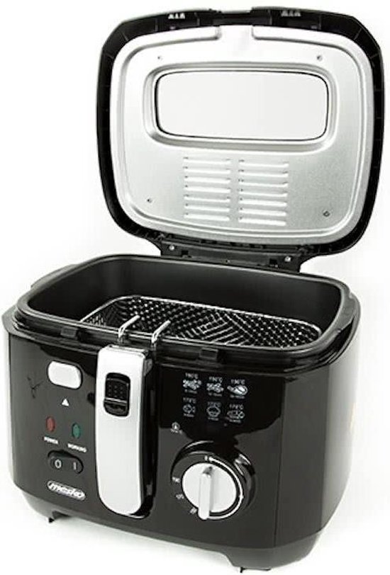 Mesko MS 4908 - Frituurpan / 2.5 liter / Antraciet
