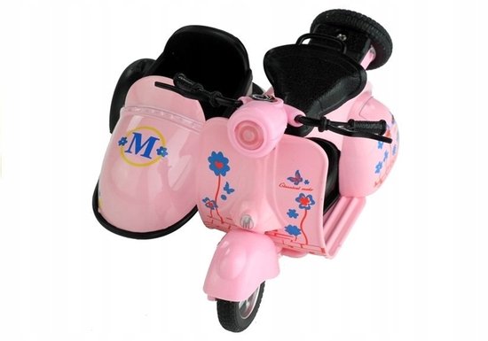 Speelgoedmotor 1:14 met Licht, Geluid en Pull-Back Functie - 3 Kleuren