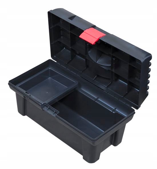 Plastic Gereedschapskist 400 mm met Uitneembare Lade