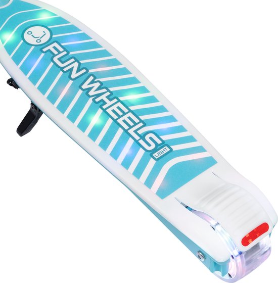 Rebel Fun Wheels Light - Elektrische Step - Veiligheid - Lichtblauw - Kinderen