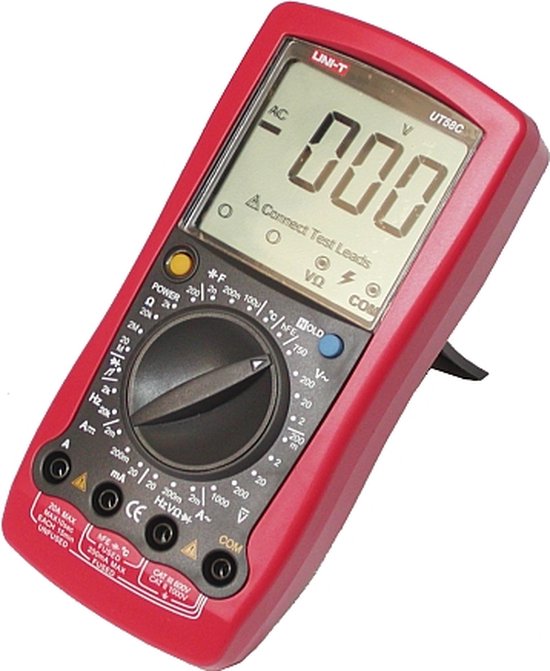 UT58C - UNI-T UT58C digitale meter vervaardigd door Uni-t is een universele multimeter met een aantal meetfuncties.