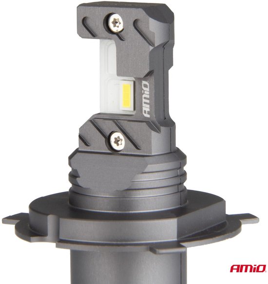AMiO LED Koplampen Hybrid series H4 (H19) Wit 6000K - 5600LM Canbus 60W