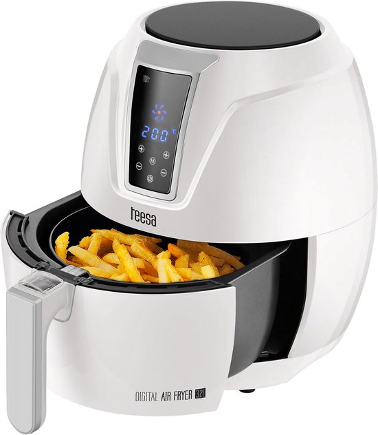 Teesa TSA8046W - Digitale airfryer, 3,2 liter, wit