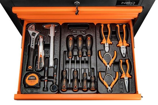 Neo Tools Steekringsleutelset 8 Delig 20 T/m 32mm Inleglade Gemaakt Volgends DIN 3115