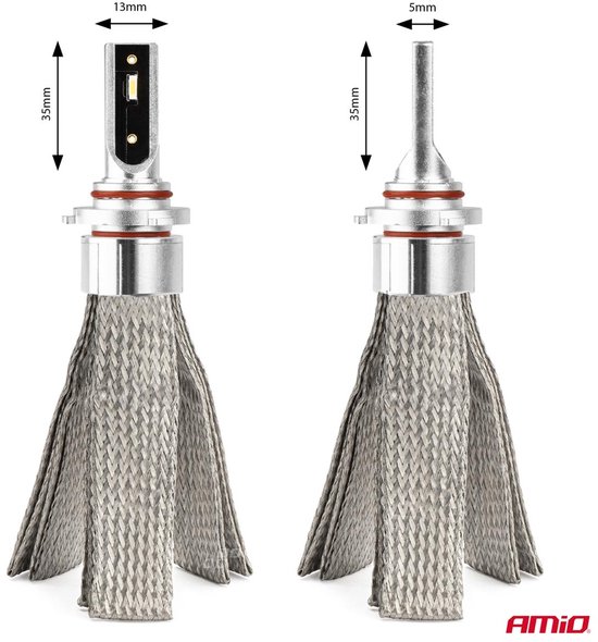 AMiO LED Mistlichten FLEX+ Serie HB3 9005/HIR1 9011/H10 canbus 6000K 12-24V Wit