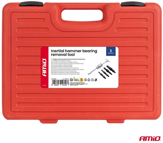 AMiO Inertie Slaghamer Lager Trekker Set - 5-delig Professioneel Demontage Gereedschap 10-32 mm
