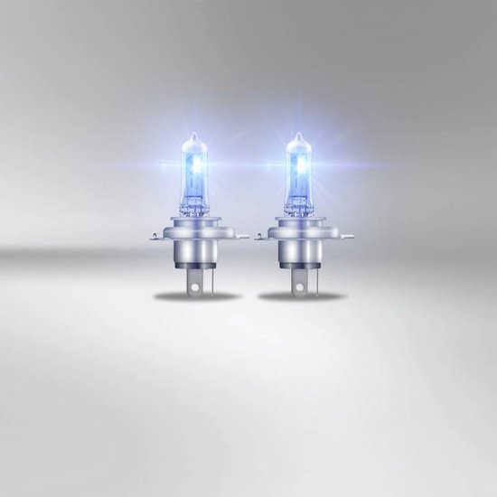 Osram Halogeenlamp H4 12V 60/55W - Wit/IJsblauw 5000K Intens - Cool Blue Next Gen - Set 2 stuks