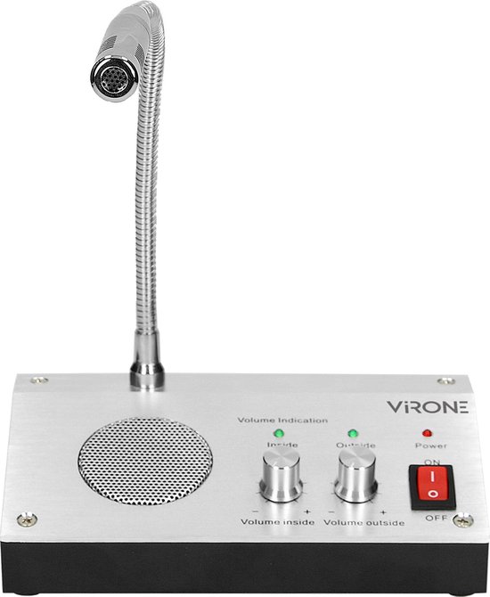 SPATIUM raamintercom bekabeld systeem voor tweerichtingsspraakcommunicatie, intercom biedt spraakoproepen van hoge kwaliteit en is gemakkelijk te gebruiken, extra potentiometers zorgen voor een soepele volumeregeling