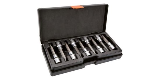 Neo Tools Torxdopset 9dlg 100mm 1/2 Aansluiting S2 Staal