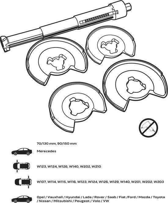 NEO 11-798 Telescopische Veercompressor