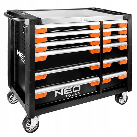 Werkplaatskast PRO NEO met 12 beladen - 110,5cm breed
