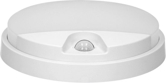 AGAT Buitenlamp met Bewegingssensor – LED Tuinverlichting - Buitenverlichting met IP54 - Muurlamp / Wandlamp buiten - Wit