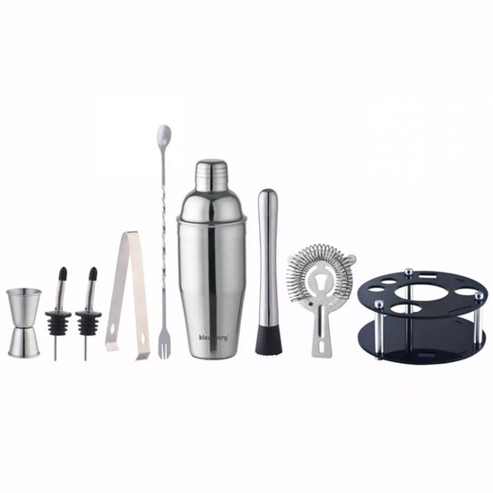 Klausberg 7580 - Barset - cocktailset - bartending - 9 delig