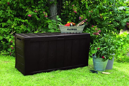 Outdoor Opbergkist - 270 liter - Bruin - Waterdicht