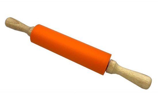Kinghoff KH-4660 Siliconen Deegroller - Hittebestendig (-40°C tot 260°C) - Magnetron & Ovenbestendig - Non-Stick