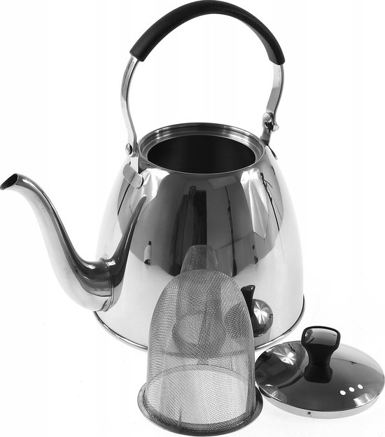 Klausberg 7456 - nostalgische theekan - 1.1 liter - met zeef