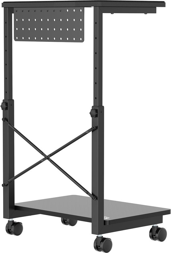 NanoRS RS430 - CPU computer trolley - Laptoptafel - max. 80kg, 550~850mm in hoogte verstelbaar