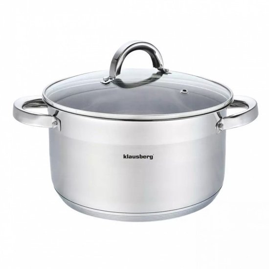 Klausberg 7127 - kookpan met deksel - 7,0L - Ø26 cm