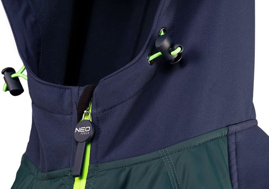 SOFTSHELL JACK MET GEWATTEERD PANEEL PREMIUM, MAAT M