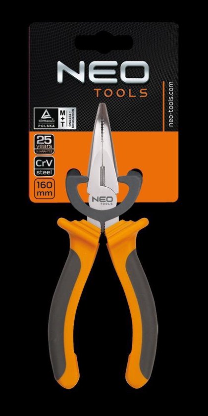 NEO 01-015 Punttang 160mm Gebogen