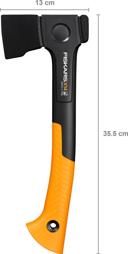 Fiskars X-serie X14 Kloofbijl - Handbijl - Bijl - Hakbijl voor Hout - XS