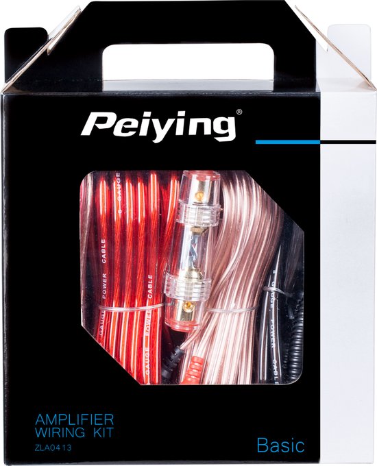 Peiying - Montage Kit - Auto Versterkers - Kwaliteitskabels - Accessoires