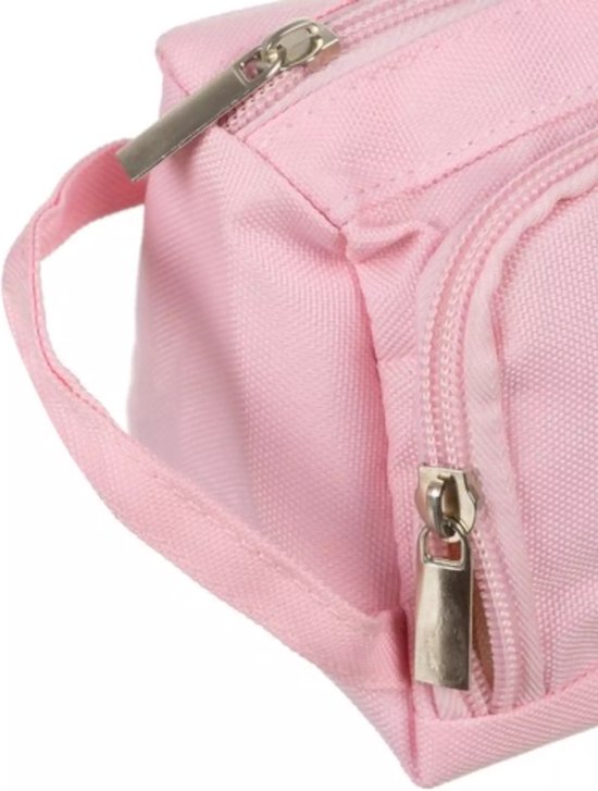 Maaleo Dubbel Uitschuifbare Etui - Roze - Praktisch en Ruim